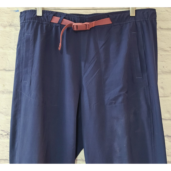 Title Nine Aero Tech Pants Women's XL Navy Blue Elastic Waist Outdoor Gorpcore - Picture 3 of 6